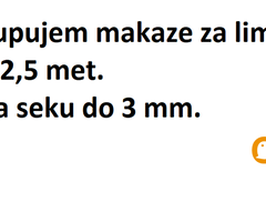 Kupujem makaze za lim 2-2,5 met. Da seku do 3 mm.