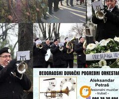 Solo truba,violina,hor ili orkestar za sahrane pogrebe