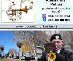 Solo truba,violina,hor ili orkestar za sahrane pogrebe