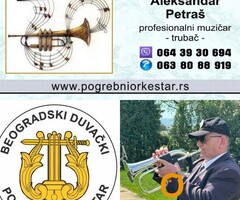 Solo truba,violina,hor ili orkestar za sahrane pogrebe
