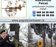 Solo truba,violina,hor ili orkestar za sahrane pogrebe