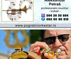 Solo truba,violina,hor ili orkestar za sahrane pogrebe
