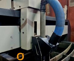 Cnc plazma sa hiper glavom+sistem odimljavanje+izvod za ruter