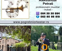 Solo truba,violina,hor ili orkestar za sahrane pogrebe