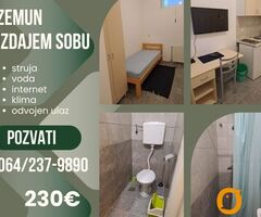 Zemun, naselje Nova Galenika, izdajem sobu za zaposlenu osobu - 5